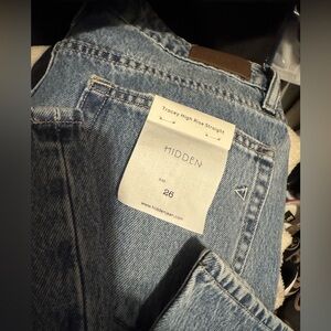 Hidden Women's Blue High Rise Jeans
